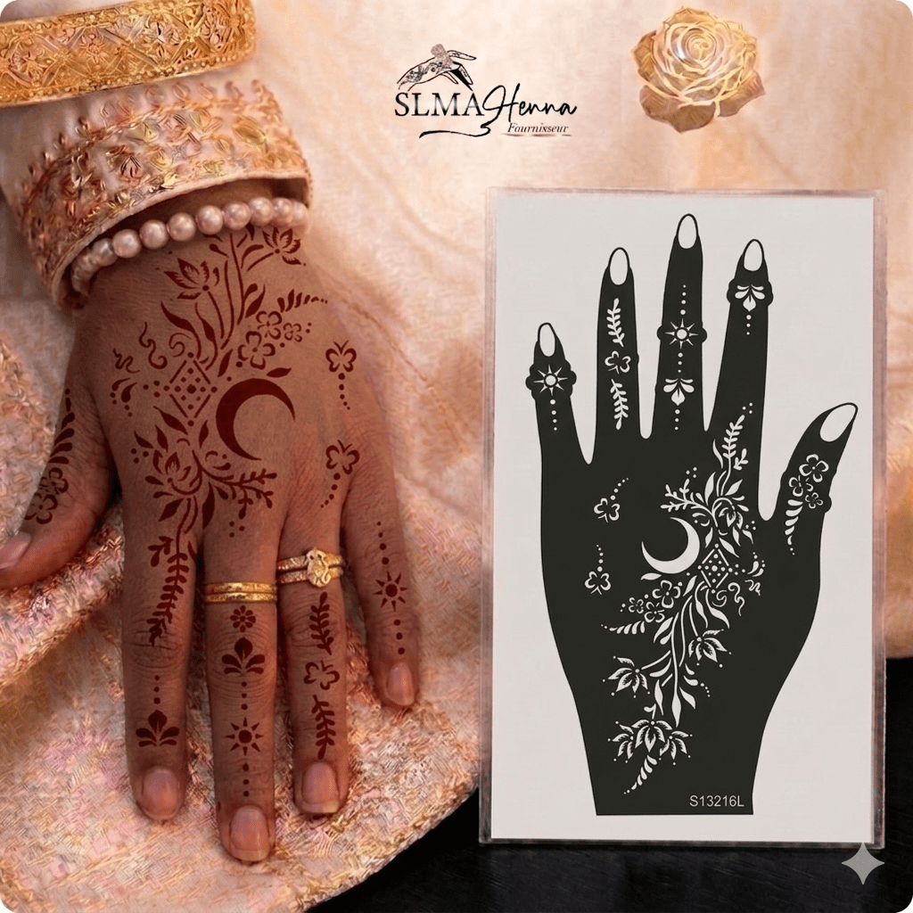Nos pochoirs pour tatouage temporaire au henné/jagua - Slma Henna