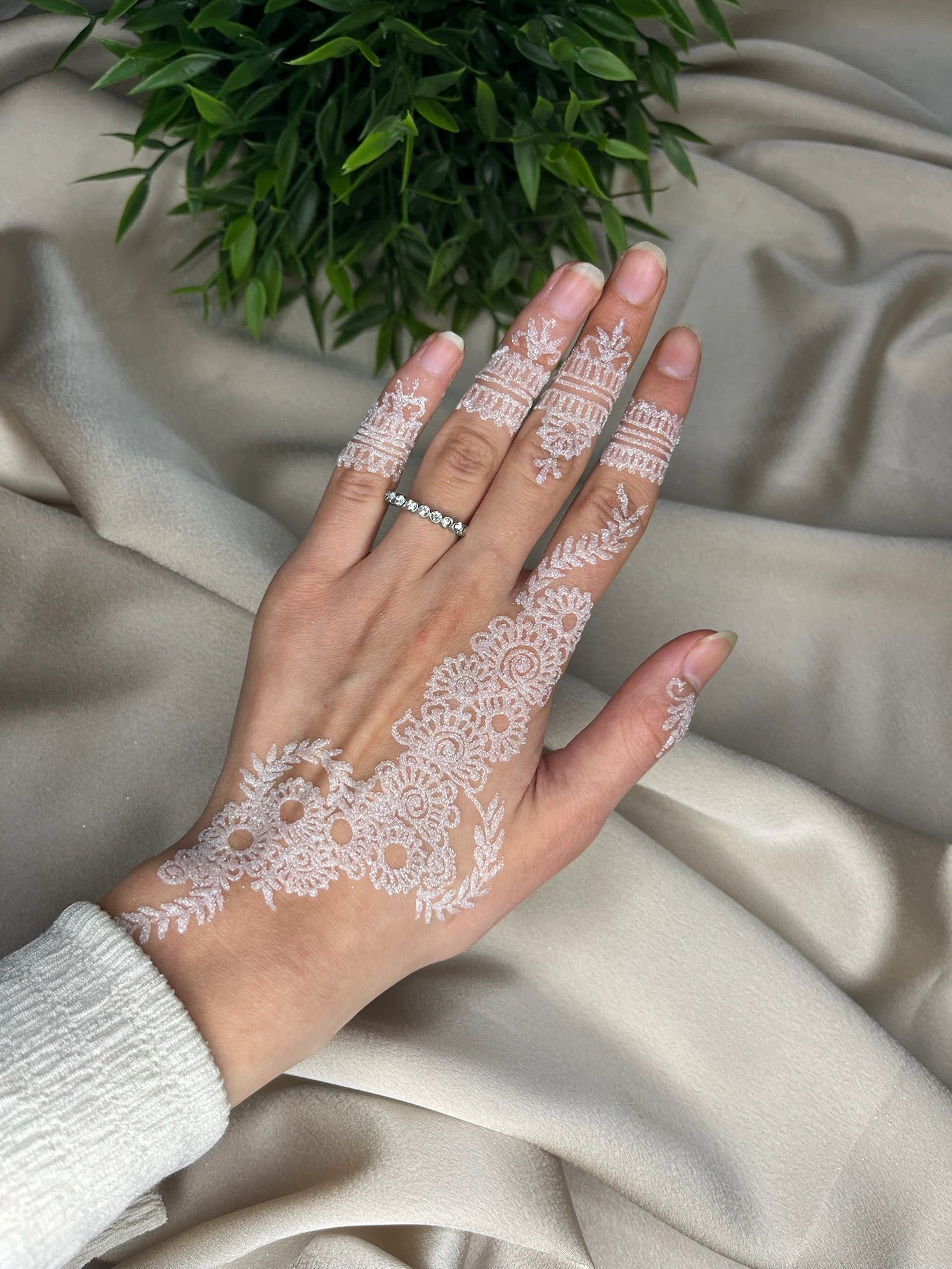 Tatouage temporaire paillettes - Slma Henna