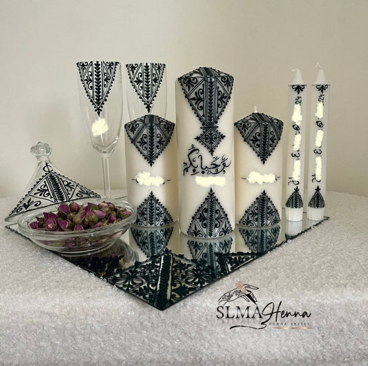 Coffret 3 bougiesSlma Henna