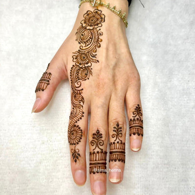 Cônes de henné / henna naturel et bio pour tatouages/tâches de rousseurs – Qualité artisanale de l’IndeSlma Henna