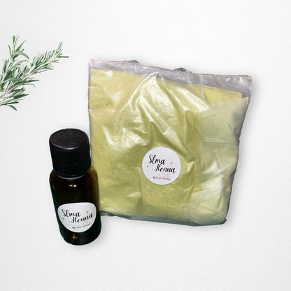 Kit préparation henné naturel avec poudre bio et huile essentielle – Slma Henna